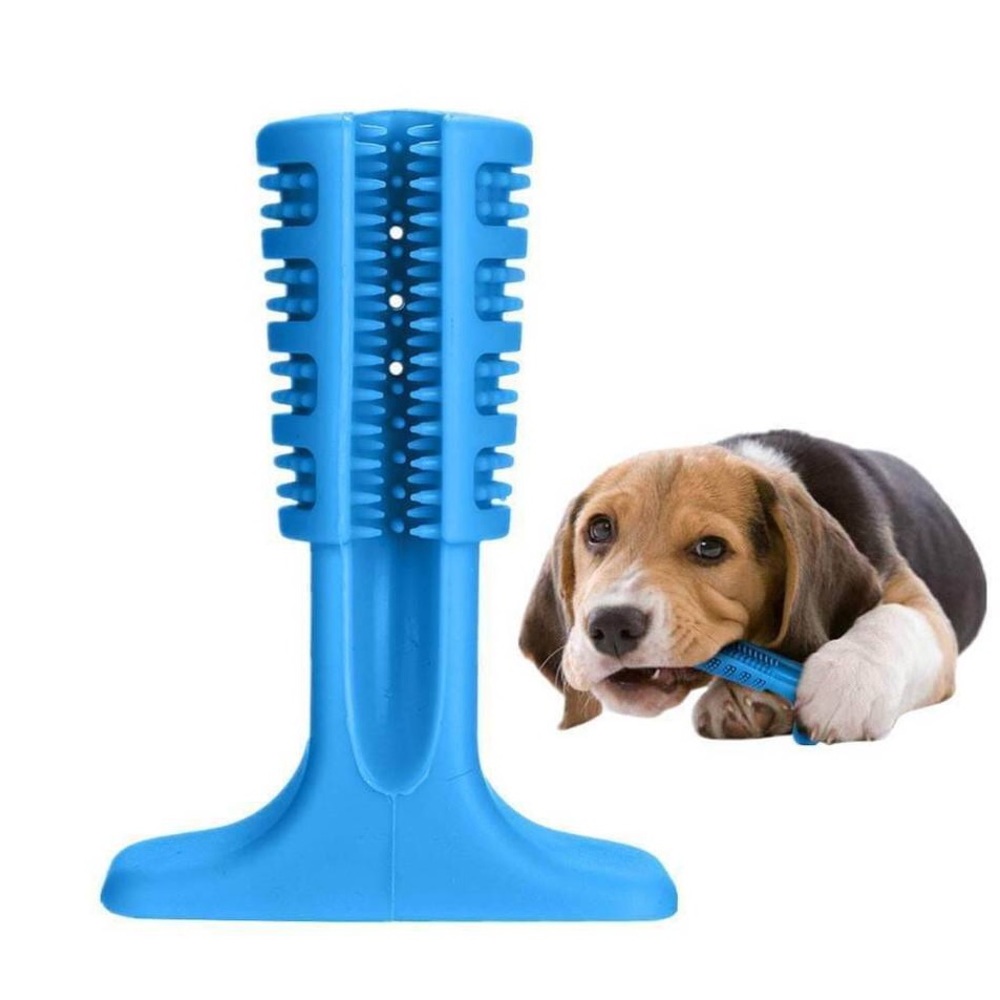 Dog Chew Toy Brushing Stick Blue NWOT